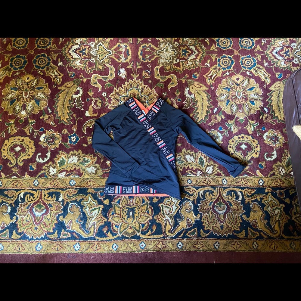 P.E. Nation Black Workout top